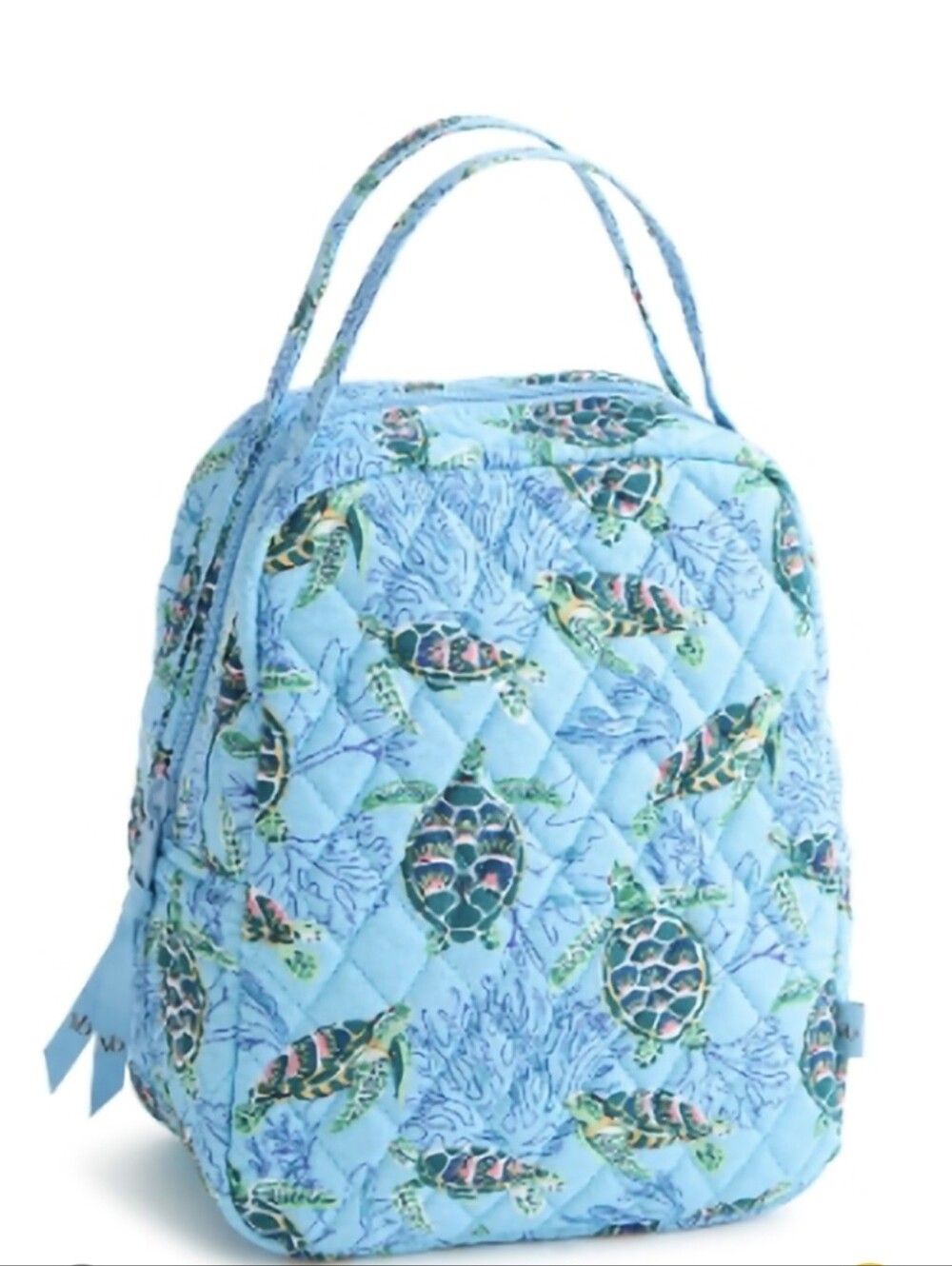 Vera Bradley Lunch Bunch Bag In Turtles & Coral Decor NWT